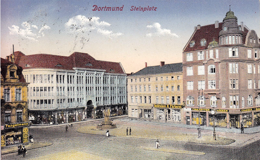 Ansichtskarte Steinplatz 1916 (Privatbesitz)