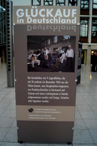 Die Wanderausstellung „Glückauf in Deutschland“ ist in der Berswordthalle zu sehen.