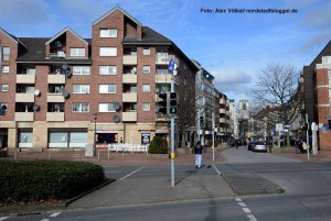 Der Steinplatz und die Münsterstraße heute. Foto: Alex Völkel