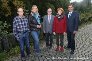 Vorstand der Freunde des Naturkundemuseums. V. l.: Peter Nickel, Dr. Dr. Elke Möllmann, Adolf Miksch, Petra Marx und Mehmet Daday