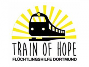 Das Logo der Internetseite Train of Hope Dortmund