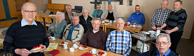 Der Männerkreis der Paulusgemeinde. Foto: Dietmar Wäsche