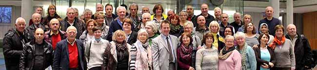 Eine Delegation der Dortmunder Tafel besuchte Thorsten Hoffmann im Bundestag.