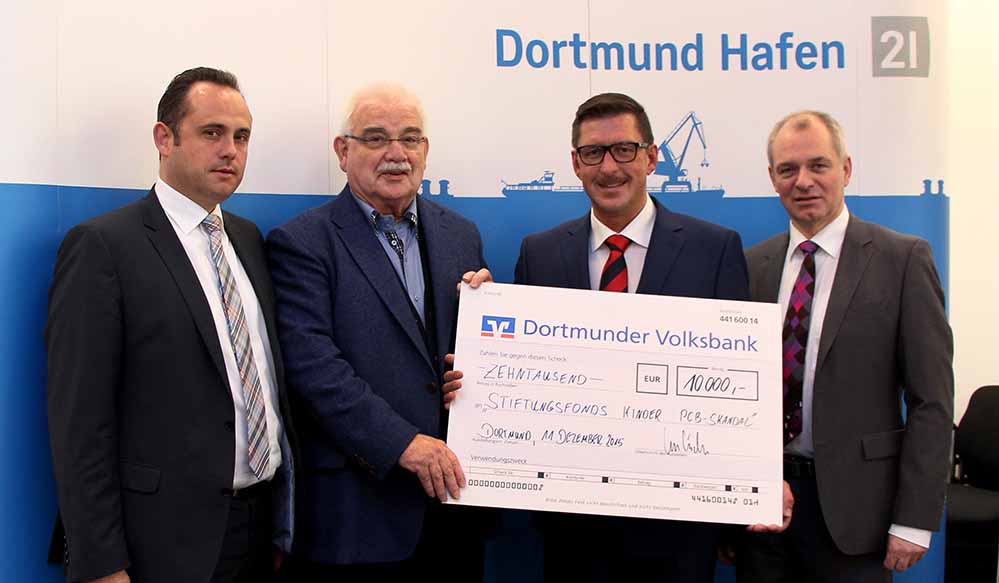 Der Dortmunder Hafen unterstützt die Familien mit 10.000 Euro. Foto: Hafen