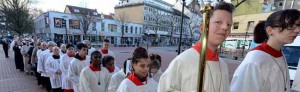 Mit einer Festmesse hat die katholische Kirche die Gründung der Nordstadt-Großpfarrei Heilige Dreikönige gefeiert.