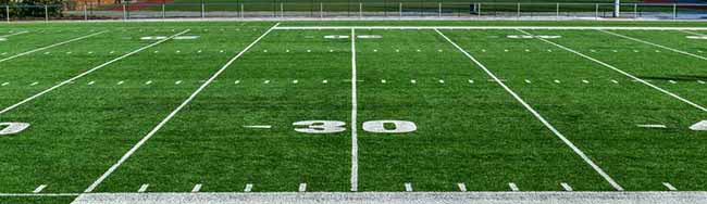 Das American Football-Feld nimmt Gestalt an. Allerdings sind die Anlagen nicht wie versprochen zugänglich.