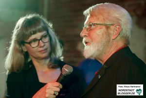 Abschlussgala von "Nordstadt kocht" in den Tyde-Studios. Dr. Horst Röhr Vorsitzender der Dortmunder Tafel