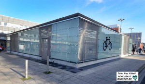 Rund 450.000 Euro hat die neue Radstation am Hauptbahnhof gekostet.