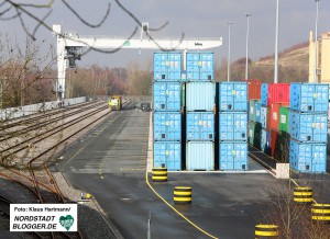 Einweihung der neuen KV-Anlage im Dortmunder Hafen. Impressionen