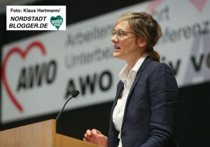AWO Bezirkskonferenz 2016 in der Alten Schmiede in Dortmund-Huckarde. NRWMinisterin Christina Kampmann