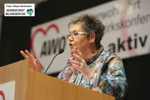 AWO Bezirkskonferenz 2016 in der Alten Schmiede in Dortmund-Huckarde. Gerda Kieninger