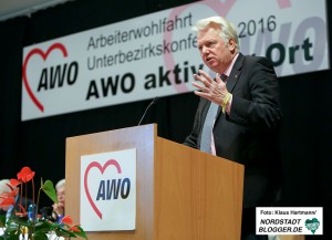 AWO Bezirkskonferenz 2016 in der Alten Schmiede in Dortmund-Huckarde. Ullrich Sierau