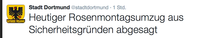 twitter Rosenmontag