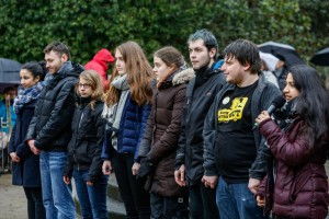 Die Botschafter der Erinnerung wirkten erneut an der Feier mit.