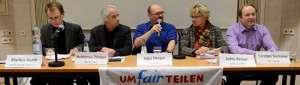 Der DGB und das Bündnis Umfairteilen Dortmund hatten zur Podiumsdiskussion eingeladen.