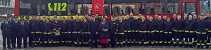 Feuerwehrleute beenden und beginnen ihre Ausbildung in Dortmund. Foto: Joachim vom Brocke