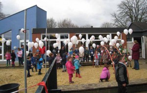 Auch die AWO-Kita in Holzen machte bei der Aktion gegen Rassismus mit. Foto: AWO