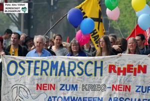 Der Ostermarsch Rhein-Ruhr findet erneut an drei Tagen statt. Archivbild: Alex Völkel