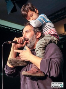 Abschluss des Ostermarsch Rhein-Ruhr 2016 am Wichernhaus. die Microphone Mafia