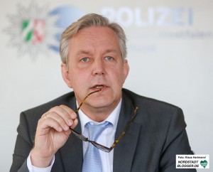 Vorstellung der Kriminalstatistik Polizei-Präsidium Dortmund. Polizeipräsident Gregor Lange