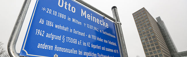 Einweihung Otto Meinecke Straße am Dortmunder U durch die Bezirksvertretung Innenstadt-West