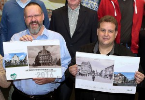 Klaus Winter und Alexander Völkel haben im Herbst einen Nordstadt-Kalender für 2016 vorgestellt.