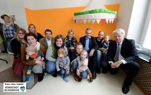 Zahlreiche Ehrengäste kamen zur offiziellen Eröffnung der ersten Großpflegestelle in der Nordstadt.