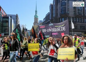 Warnstreik der Krankenhausbeschäftigten