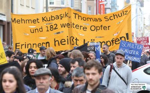 Gedenken und Protest stehen beim Tag der Solidarität im Mittelpunkt. Foto: Klaus Hartmann