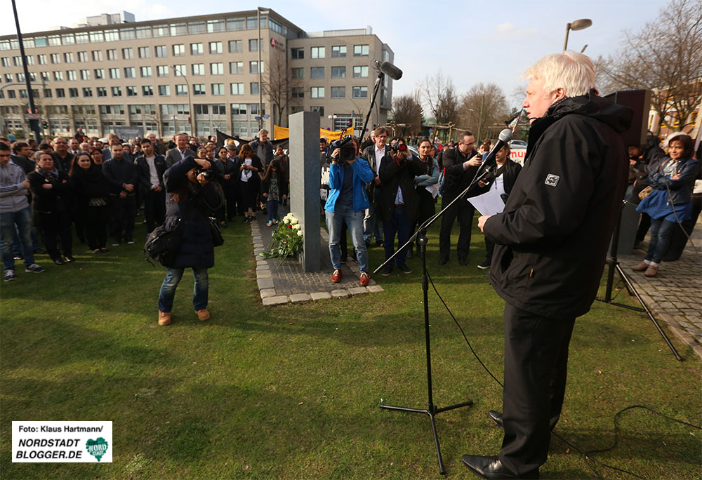 4. Tag der Solidarität gedenkt dem NSU-Mordopfer Mehmet Kubasik. Oberbürgermeister Ullrich Sierau