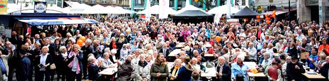 40 Chöre mit mehr als 4000 Sängerinnen und Sängern sind dabei. Foto: B.Kirschbaum/ Klangvokal