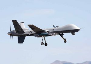 Eine MQ-9 Reaper -Drohne des US-Militärs. Foto:Wikipedia/ U.S. Air Force/ Paul Ridgeway