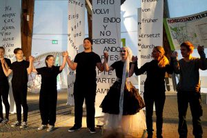 Das Theaterstück feierte im Big Tipi im Dortmunder Fredenbaumpark Premiere.