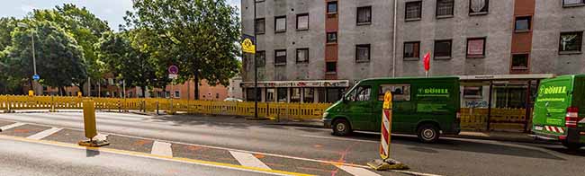 In den nächsten Wochen gibt es eine große Baustelle auf der Brackiger Straße. Foto: Rüdiger Barz