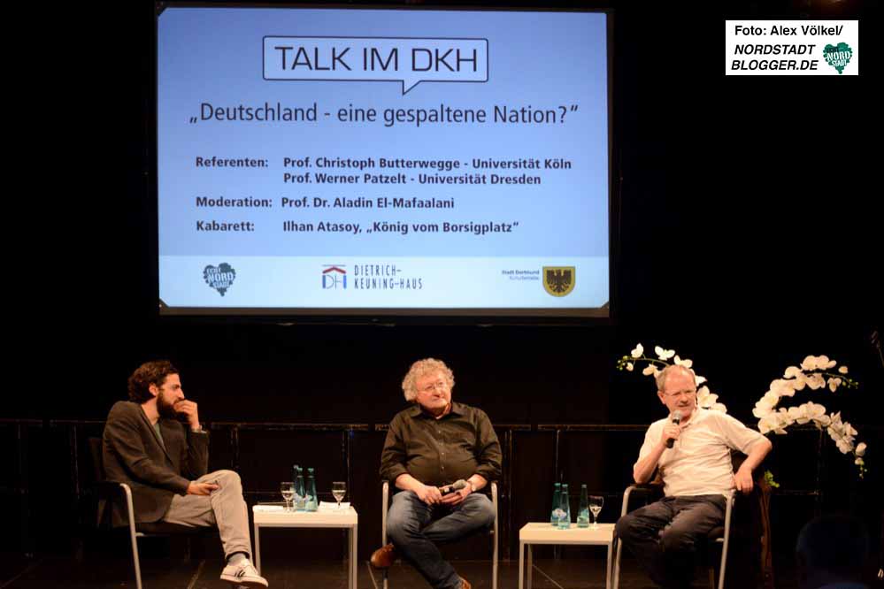 „Talk im DKH“ mit Prof. Aladin El-Mafaalani, Prof. Werner Patzelt und Prof. Christoph Butterwegge.