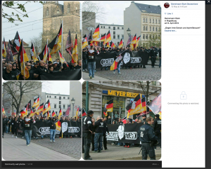 500 bis 600 TeilnehmerInnen gab es bei der Demo in Magdeburg. (Screenshot)