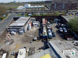 Aus einem Schrottplatz an der Ecke Schlägel- und Bornstraße in der Nordstadt entsteht der Junkyard“.