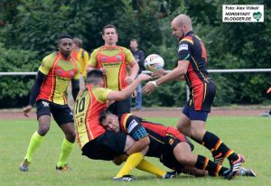 Eine deoppelte Premiere war das Rugby-Länderspiel Deutschland gegen Belgien in Dortmund.