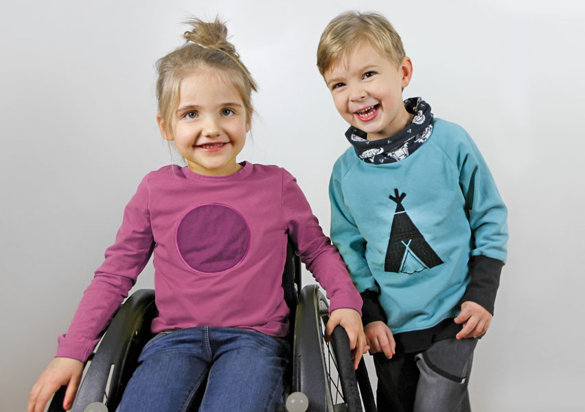  Sabine Gröne hat ein Fashionlabel für Kinder mit und ohne Behinderung gestartet.