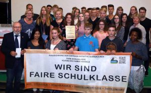 Die ausgezeichnete Klasse 9F der Euregio-Gesamtschule in Rheine.