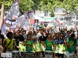 Der Demonstrationszug des CSD 2016 war gut besucht