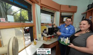 Tanja Ghasan und Markus Lohse arbeiten gerne im Kiosk.