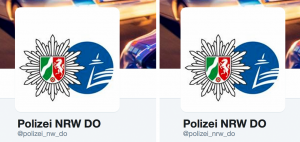 Statt „@polizei_nw-do“ heißt der Account nun „@polizei_nrw-do“. 