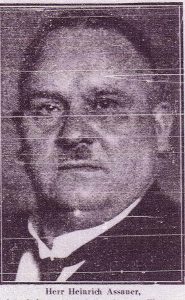 Kaufmann Heinrich Assauer.
