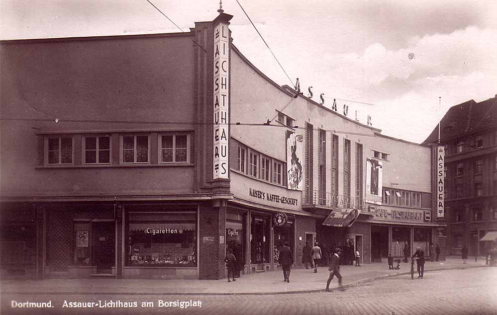 Das Assauer-Kino am Borsigplatz wurde 1929 eröffnet. Repro: Sammlung Klaus Winter