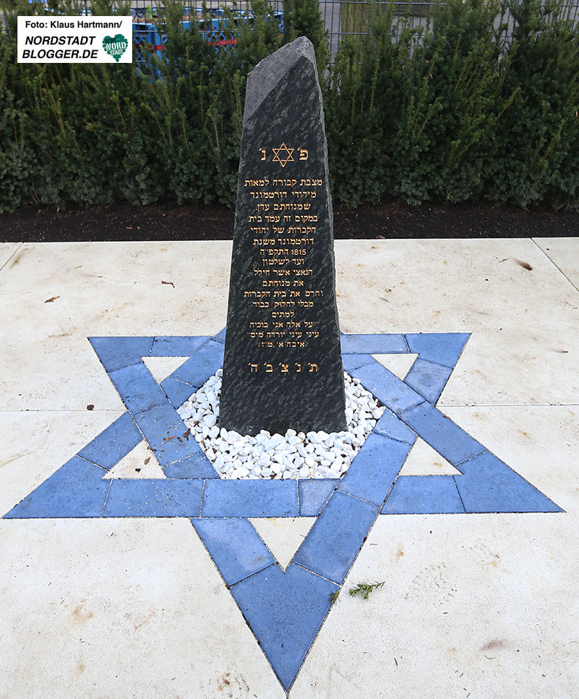 Übergabe des neugestalteten jüdischen  Grabmals im Westpark
