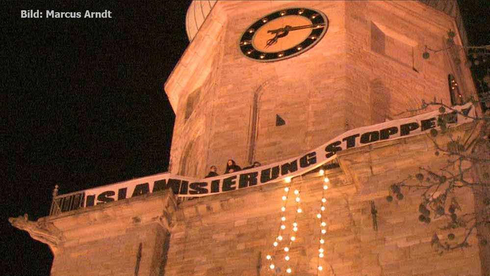 Mit der Besetzungsaktion in der Reinoldikirche gelang ihnen ein PR-Coup. Aber die Aktion hatten sie geklaut. Bild: Marcus Arndt