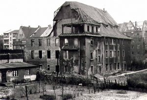 Die Christuskirche wurde im Krieg schwer beschädigt.