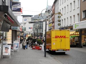 In der Wißstraße - eine Fußgängerzone - wird mittlerweile regelmäßig das Parken geahndet.