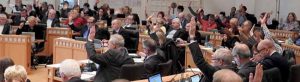 Der Rat der Stadt Dortmund hat mit den Stimmen von SPD und CDU den Haushalt verabschiedet.
